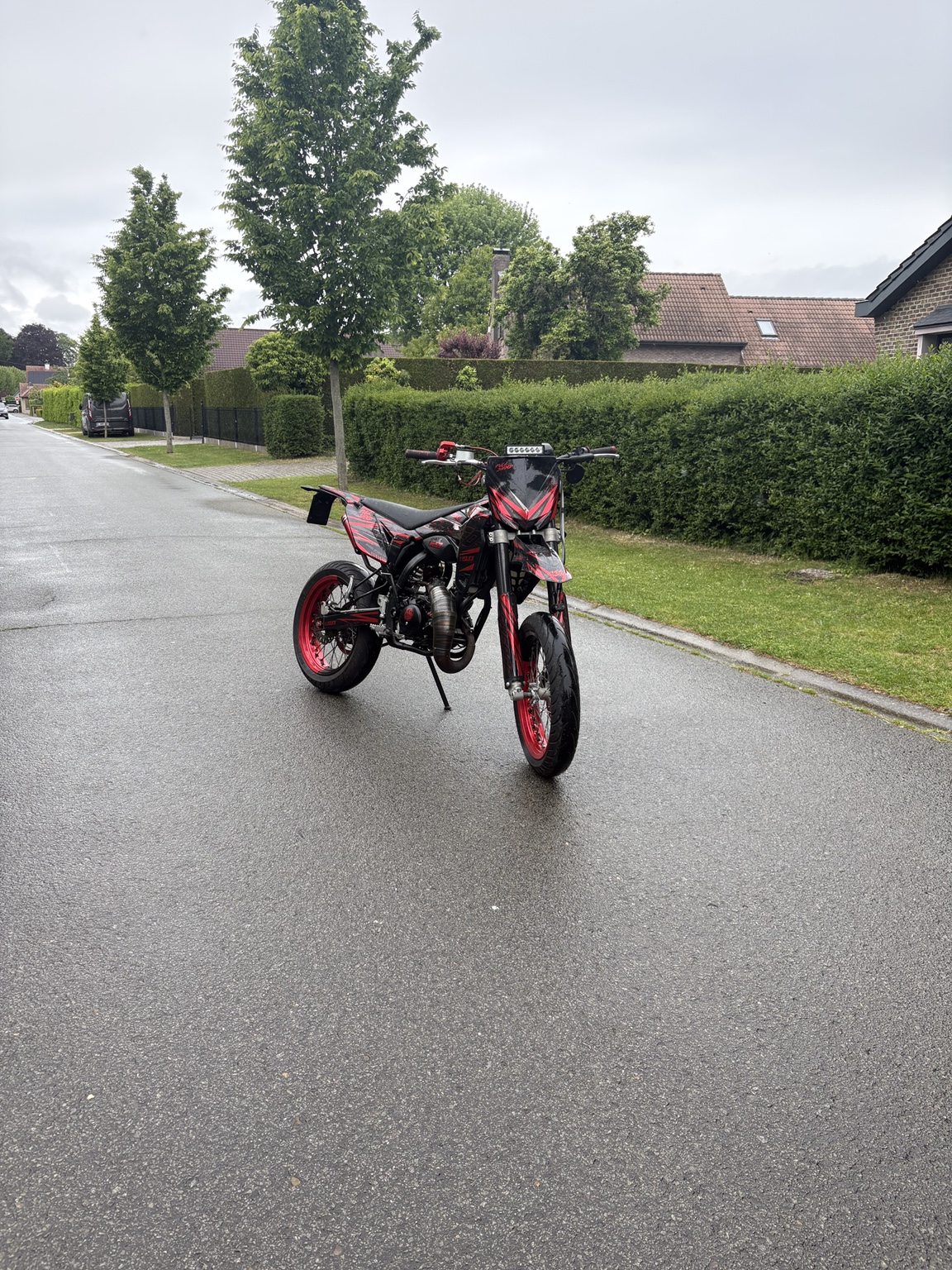 Dezelfde Sherco na de build